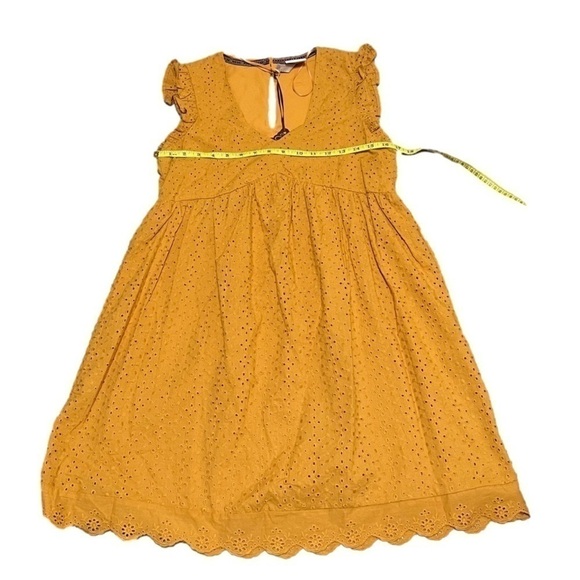 KNOX Rose Ruffle Short Sleeve Eyelet A-Line Dress (Sz XS) - Picture 11 of 12